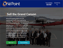 Tablet Screenshot of grandcanyononepoint.com